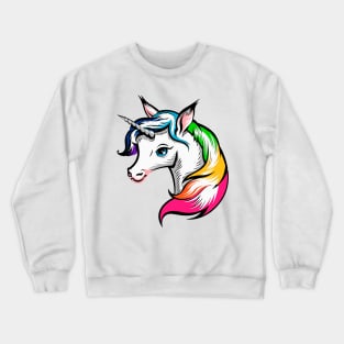 Unicorn drawing design Crewneck Sweatshirt